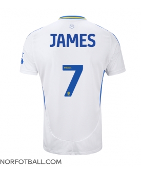 Billige Fotballdrakt Leeds United Daniel James #7 Replika Hjemmedrakt 2024-25 Kortermet
